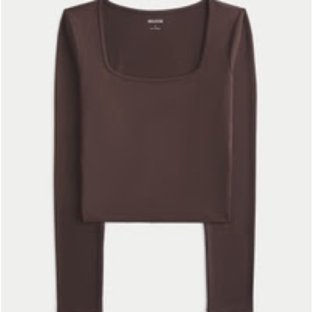 Hollister Seamless Square Neck Top – Soft & Stretchy